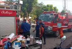 Rumah Usaha Fotokopi di Alam Barajo Terbakar, Diduga Korsleting Kipas Angin