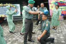 52 Prajurit Kodim 0416/Bute Naik Pangkat, Dandim: Jadikan Motivasi untuk Pengabdian Terbaik