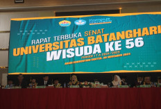 Universitas Batanghari Menggelar Wisuda ke-56 untuk 427 Mahasiswa