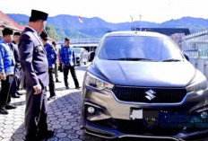 Belasan Mobil Dinas Diperiksa oleh Pj Bupati Kerinci Asraf